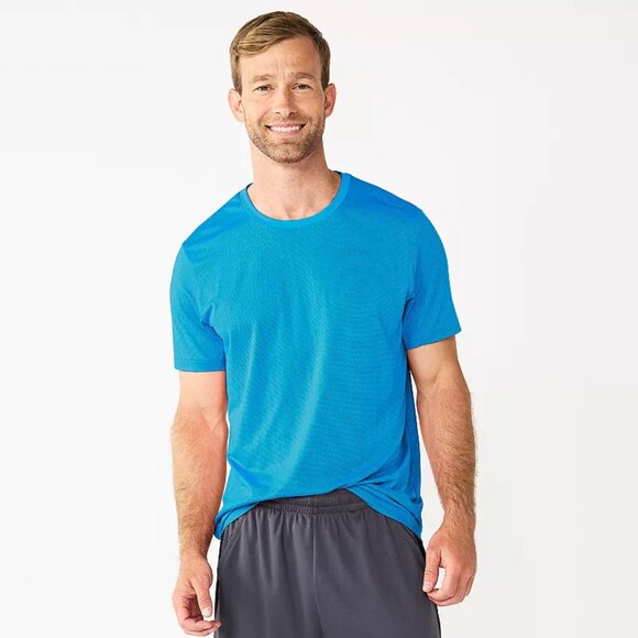Men's Tek Gear Big & Tall Dry Tek Short Sleeve Tee - Aussie Blue - XXL - NWT - Picture 1 of 1